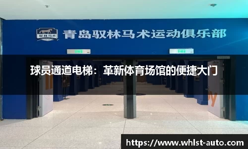 球员通道电梯：革新体育场馆的便捷大门